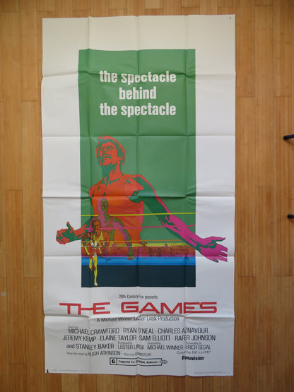 GAMES US 3 SHEET POSTER MICHAEL CRAWFORD RYAN O'NEAL  1970