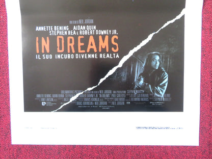 IN DREAMS ITALIAN LOCANDINA POSTER ANNETTE BENING AIDAN QUIN 1999