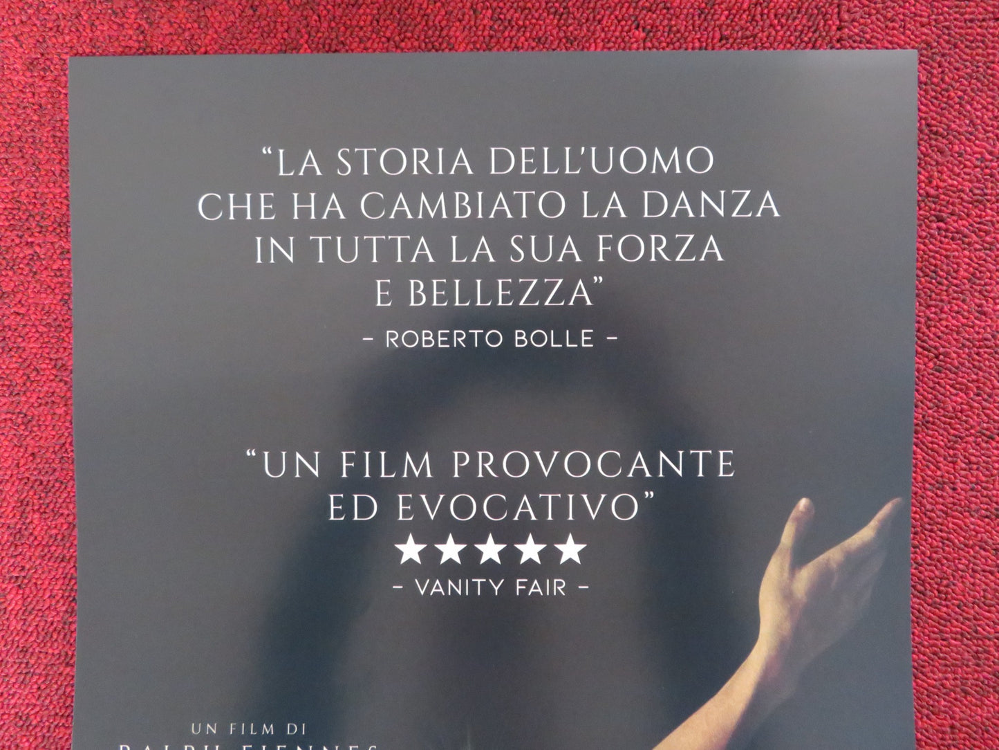 THE WHITE CROW CALL ITALIAN LOCANDINA POSTER RALPH FIENNES OLEG IVENKO 2018