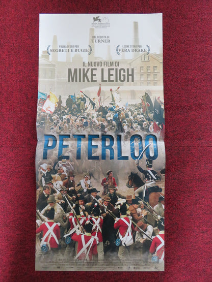 PETERLOO ITALIAN LOCANDINA POSTER MIKE LEIGH RORY KINNEAR 2018