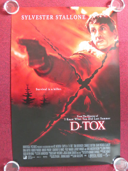 D-TOX / EYE SEE YOU US ONE SHEET ROLLED POSTER SYLVESTER STALLONE 2002