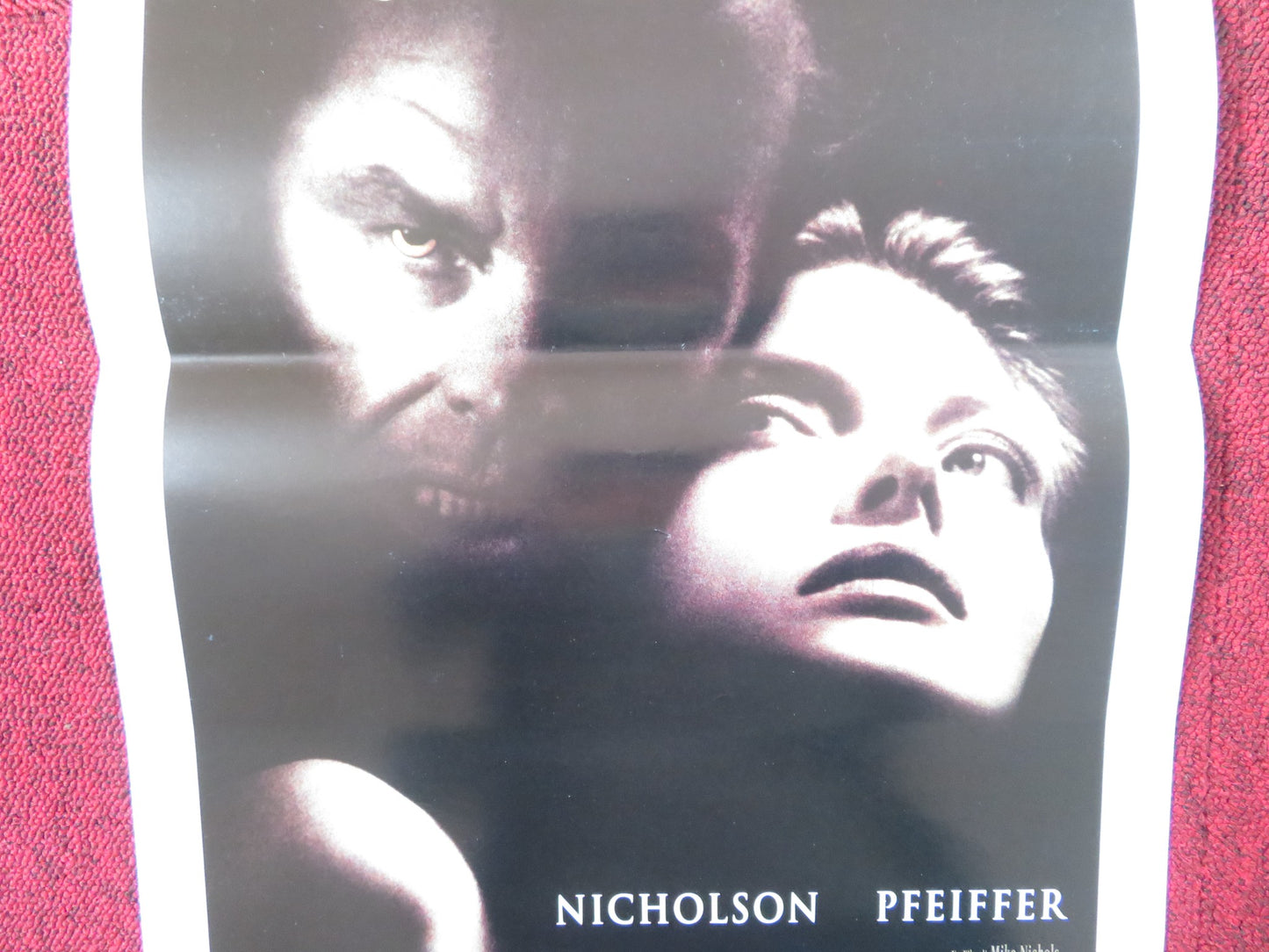 WOLF ITALIAN LOCANDINA POSTER JACK NICHOLSON MICHELLE PFEIFFER 1994