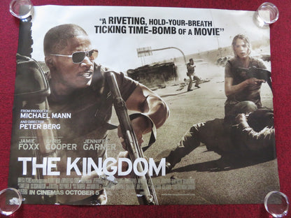 THE KINGDOM UK QUAD (30"x 40") ROLLED POSTER JAMIE FOXX CHRIS COOPER 2007