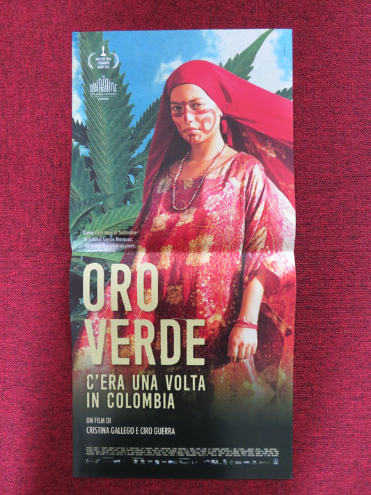 ORO VERDE C'ERA UNA VOLTA IN COLUMBIA ITALIAN LOCANDINA POSTER MARTINEZ 2018