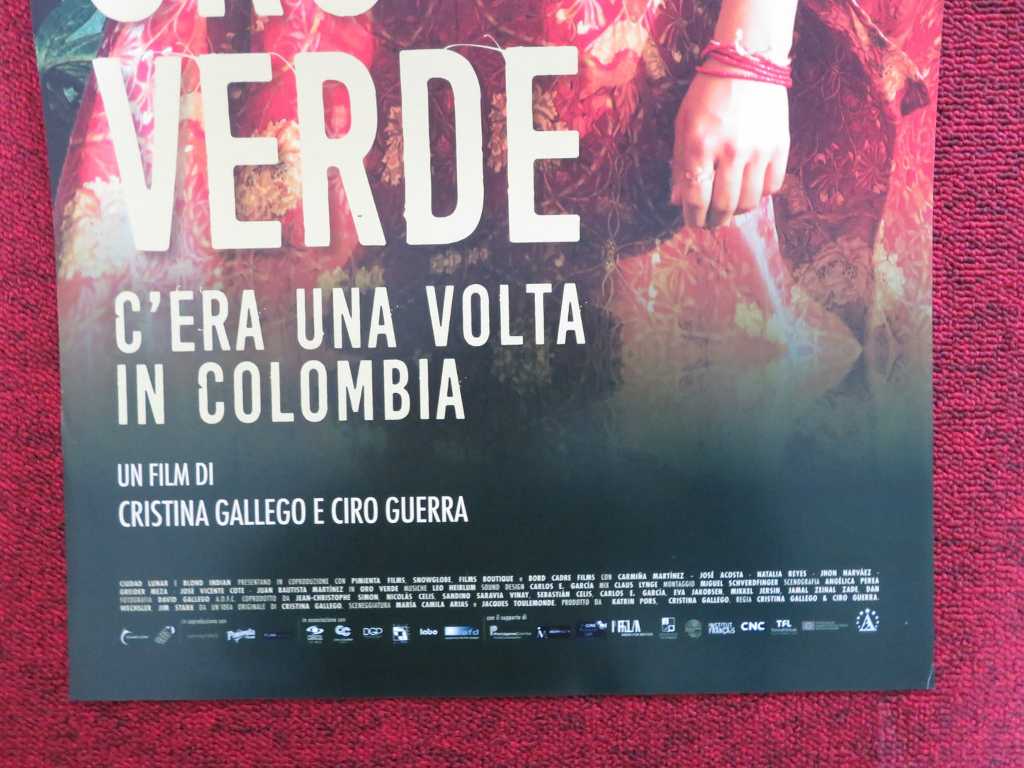 ORO VERDE C'ERA UNA VOLTA IN COLUMBIA ITALIAN LOCANDINA POSTER MARTINEZ 2018