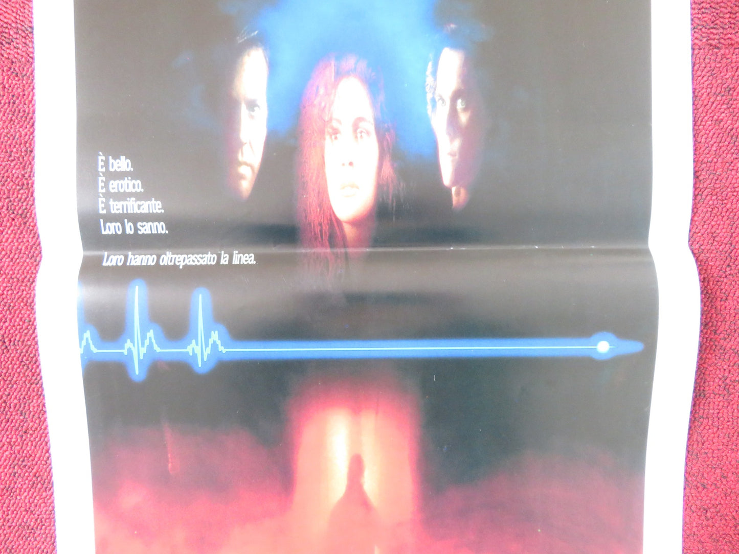 FLATLINERS ITALIAN LOCANDINA POSTER KIEFER SUTHERLAND JULIA ROBERTS 1990