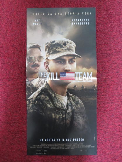 THE KILL TEAM ITALIAN LOCANDINA POSTER NAT WOLFF ALEXANDER SKARSGARD 2019