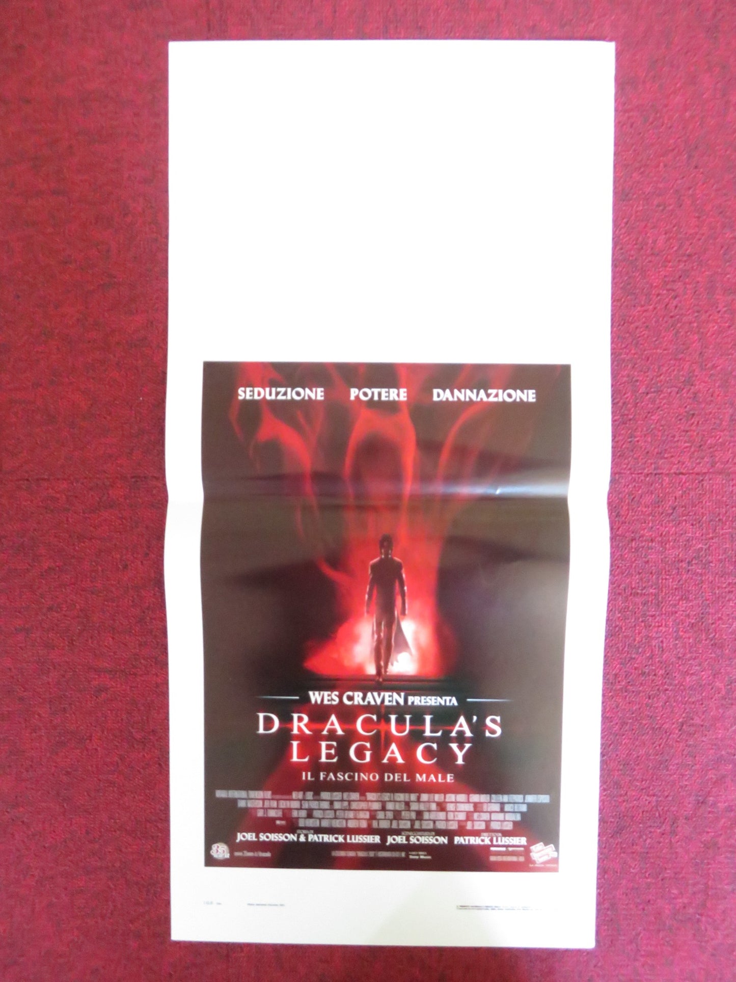 DRACULA'S LEGACY ITALIAN LOCANDINA POSTER GERARD BUTLER CHRISTOPHER PLUMMER 2001