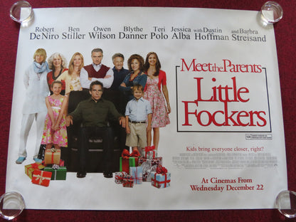 LITTLE FOCKERS UK QUAD (30"x 40") ROLLED POSTER ROBERT DE NIRO BEN STILLER 2010