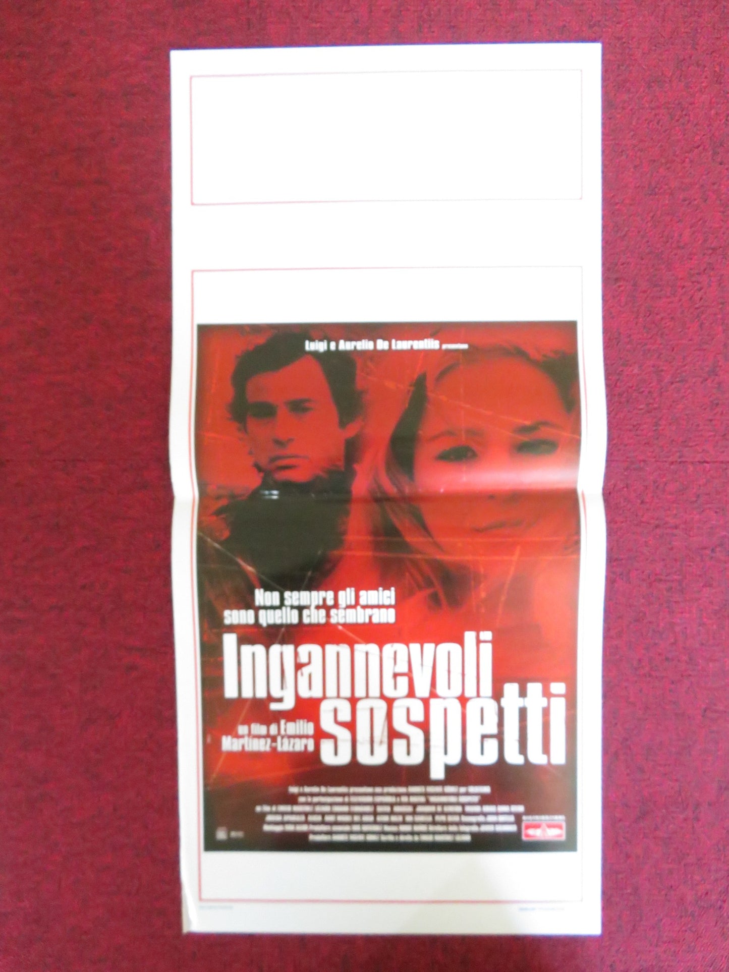 HIS MASTER'S VOICE ITALIAN LOCANDINA POSTER EDUARD FERNANDEZ SILVIA ABASCAL 2003