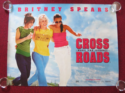 CROSSROADS UK QUAD (30"x 40") ROLLED POSTER BRITNEY SPEARS ANSON MOUNT 2002