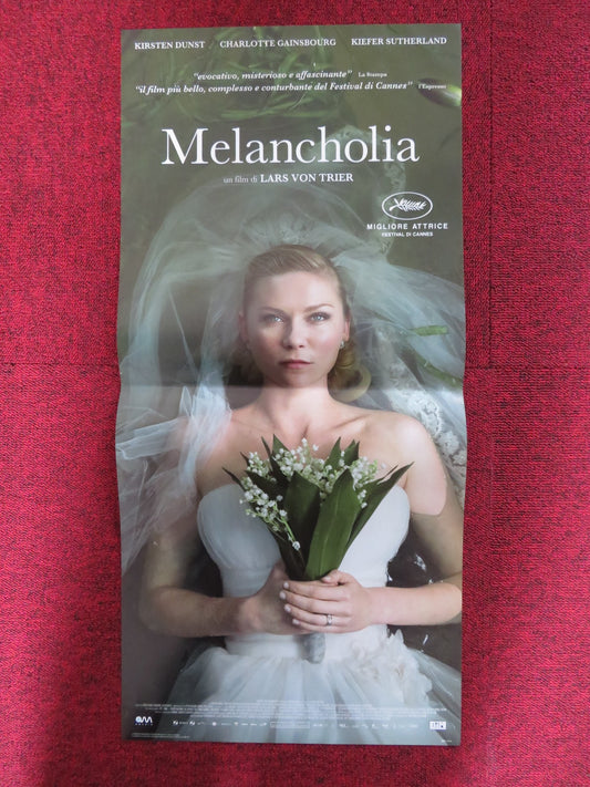 MELANCHOLIA ITALIAN LOCANDINA POSTER KIRSTEN DUNST CHARLOTTE GAINSBOURG 2011