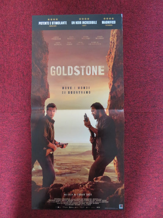 GOLDSTONE ITALIAN LOCANDINA POSTER AARON PEDERSEN ALEX RUSSELL 2016