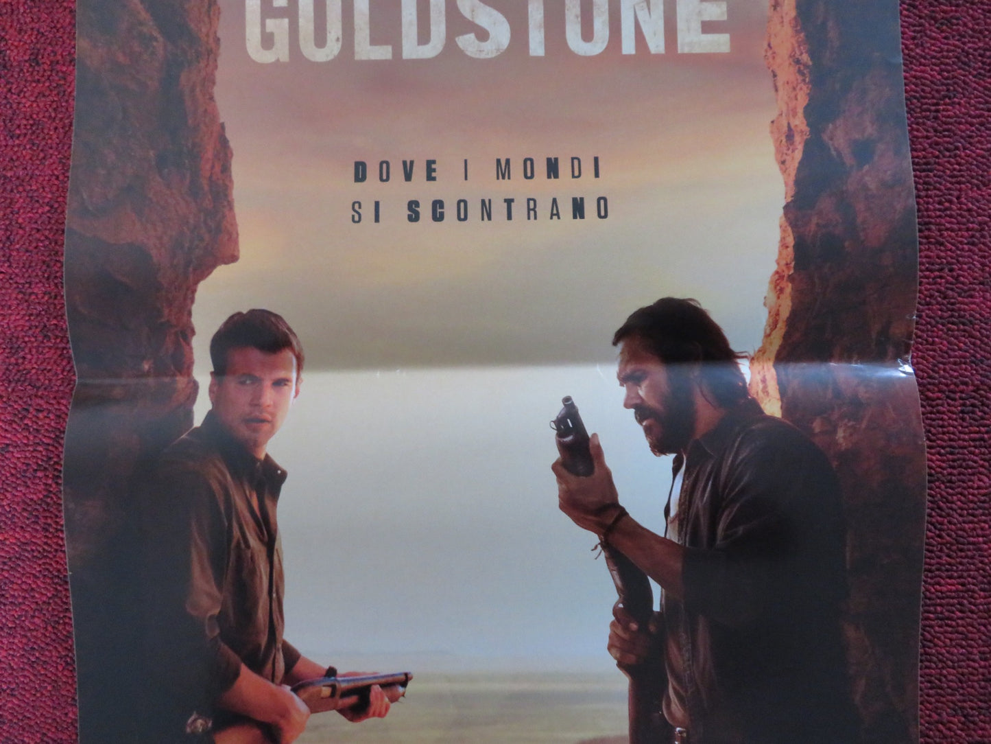 GOLDSTONE ITALIAN LOCANDINA POSTER AARON PEDERSEN ALEX RUSSELL 2016