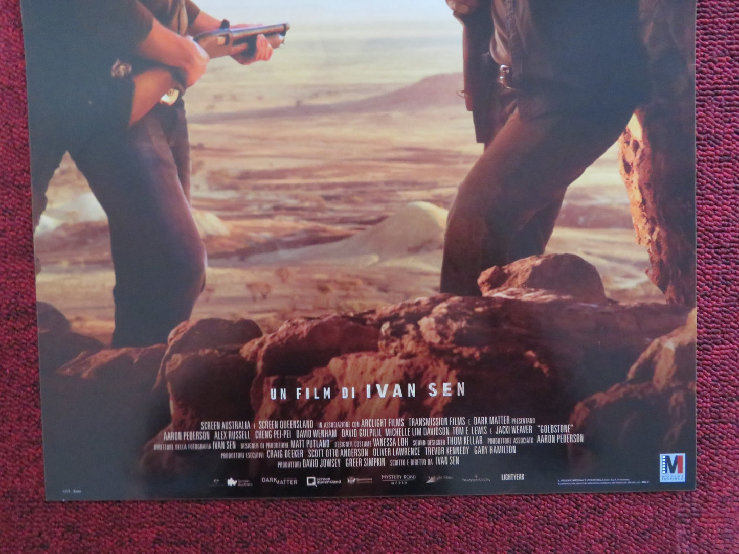 GOLDSTONE ITALIAN LOCANDINA POSTER AARON PEDERSEN ALEX RUSSELL 2016