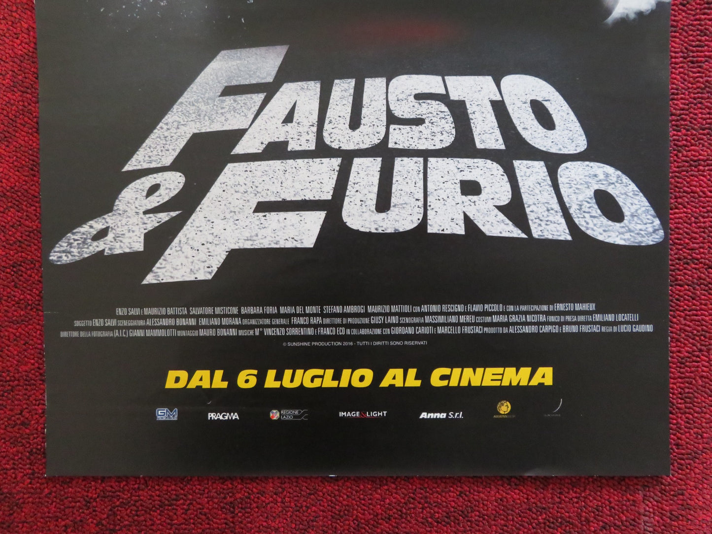 FAUSTO & FURIO ITALIAN LOCANDINA POSTER ENZO SALVI MAURIZIO BATTISTA 2016