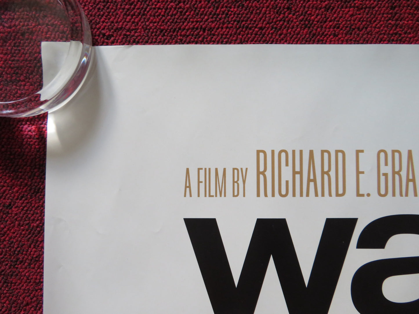 WAH-WAH UK QUAD (30"x 40") ROLLED POSTER GABRIEL BYRNE EMILY WATSON 2005