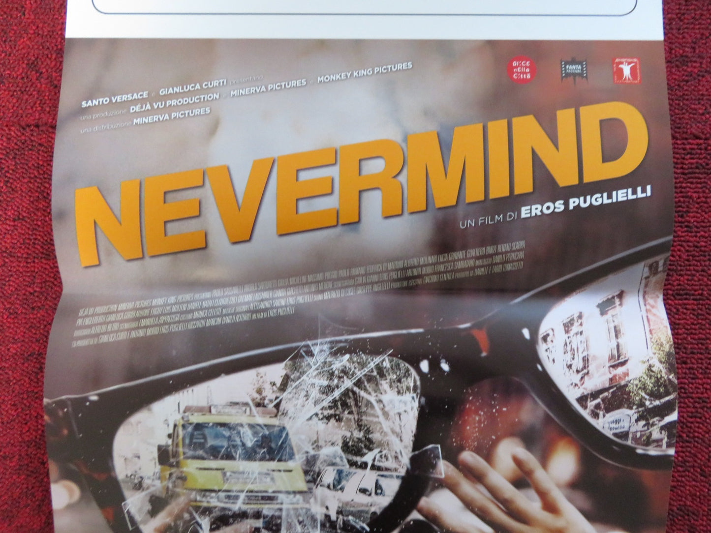 NEVERMIND ITALIAN LOCANDINA POSTER GUALTIERO BURZI CRISTIANO CALLEGARO 2018