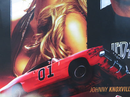 THE DUKES OF HAZZARD UK QUAD (30"x 40") ROLLED POSTER JOHNNY KNOXVILLE 2005