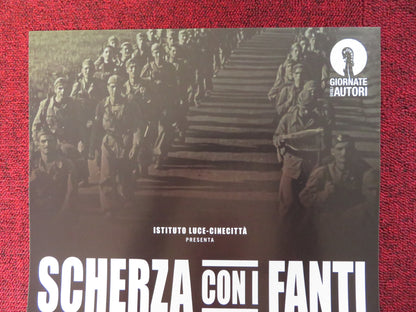 SCHERZA CON I FANTI ITALIAN LOCANDINA POSTER GIANFRANCO PANNONE 2019