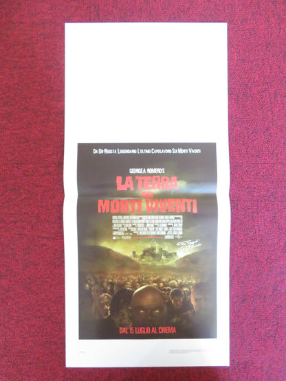 LAND OF THE DEAD ITALIAN LOCANDINA POSTER DENNIS HOPPER JOHN LEGUIZAMO 2005