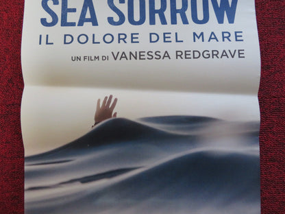 SEA SORROW ITALIAN LOCANDINA POSTER VANESSA REDGRAVE RALPH FIENNES 2017