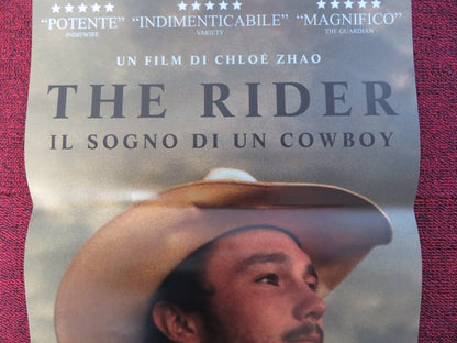 THE RIDER ITALIAN LOCANDINA POSTER BRADY JANDREAU MOONEY 2017