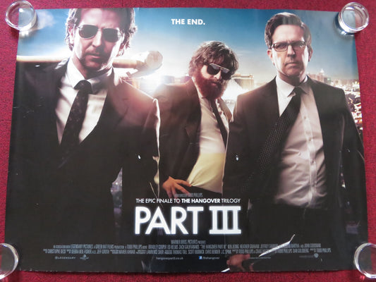 THE HANGOVER PART III UK QUAD (30"x 40") ROLLED POSTER BRADLEY COOPER 2013