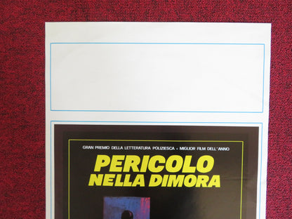 PERIL - PERICOLO NELLA DIMORA ITALIAN LOCANDINA POSTER ANEMONE BOHRINGER 1985