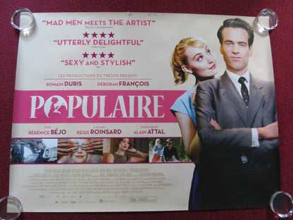 POPULAIRE UK QUAD (30"x 40") ROLLED POSTER ROMAIN DURIS DEBORAH FRANCOIS 2012