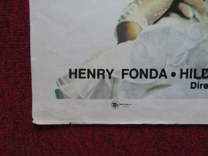 FEDORA FOLDED ARGENTINA ONE SHEET POSTER HENRY FONDA MICHAEL YORK 1978