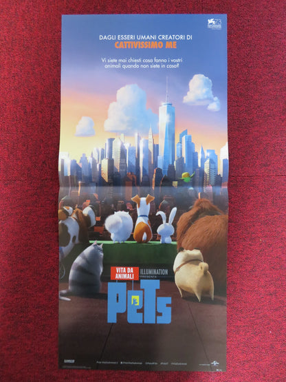 THE SECRET LIFE OF PETS ITALIAN LOCANDINA POSTER SIMON HILL KELSEY PAINTER 2020