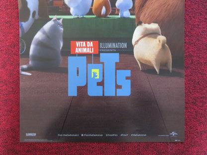 THE SECRET LIFE OF PETS ITALIAN LOCANDINA POSTER SIMON HILL KELSEY PAINTER 2020