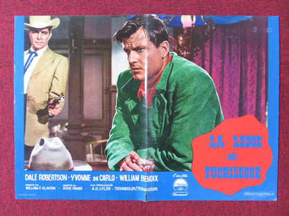 LAW OF THE LAWLESS - B ITALIAN FOTOBUSTA POSTER DALE ROBERTSON Y. DECARLO 1964