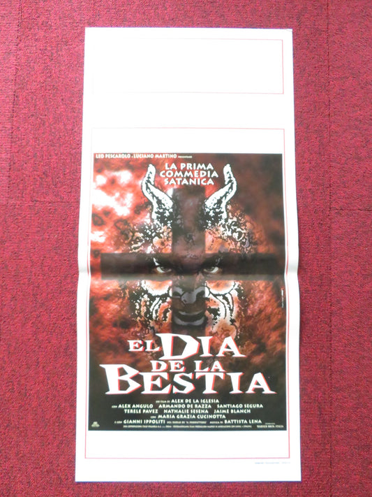 THE DAY OF THE BEAST ITALIAN LOCANDINA POSTER ALEX ANGULO ARMANDO DE RAZZA 1995