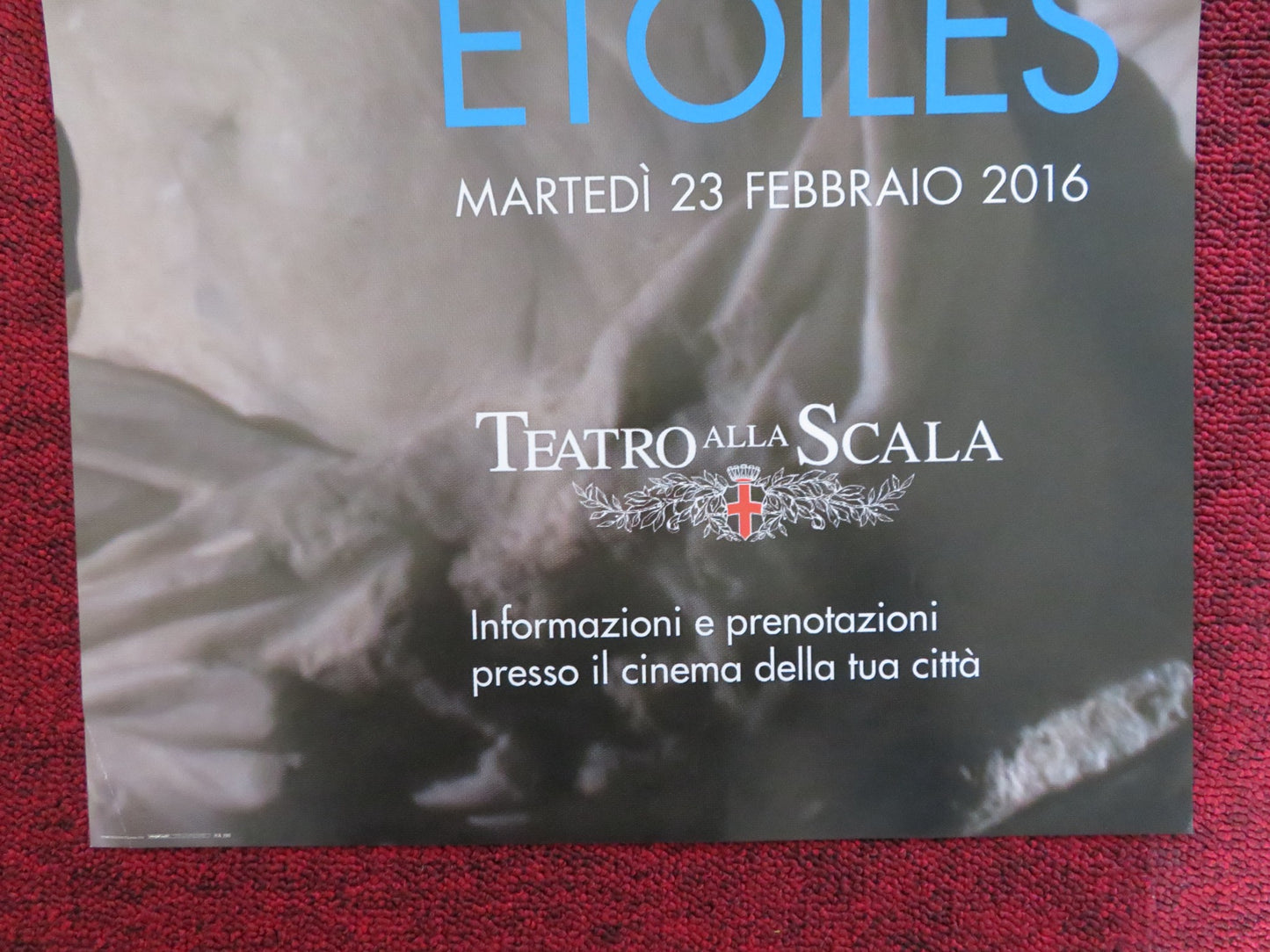 TEATRO ALLA SCALA GALA DES ETOILES  ITALIAN LOCANDINA POSTER RACHMANINOV 2015