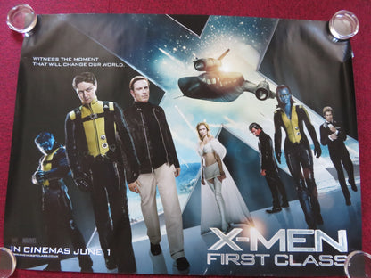 X-MEN: FIRST CLASS UK QUAD (30"x 40") ROLLED POSTER JAMES MCAVOY K. BACON 2011