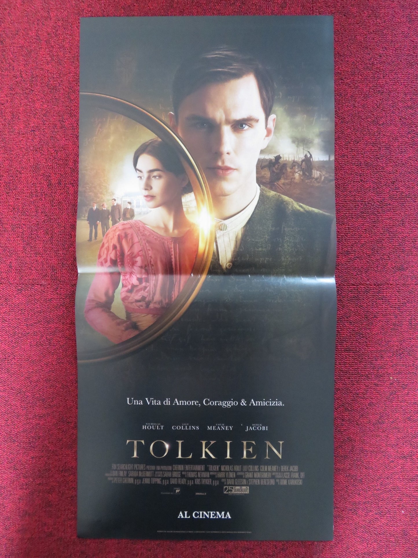 TOLKIEN ITALIAN LOCANDINA POSTER NICHOLAS HOULT LILY COLLINS 2019