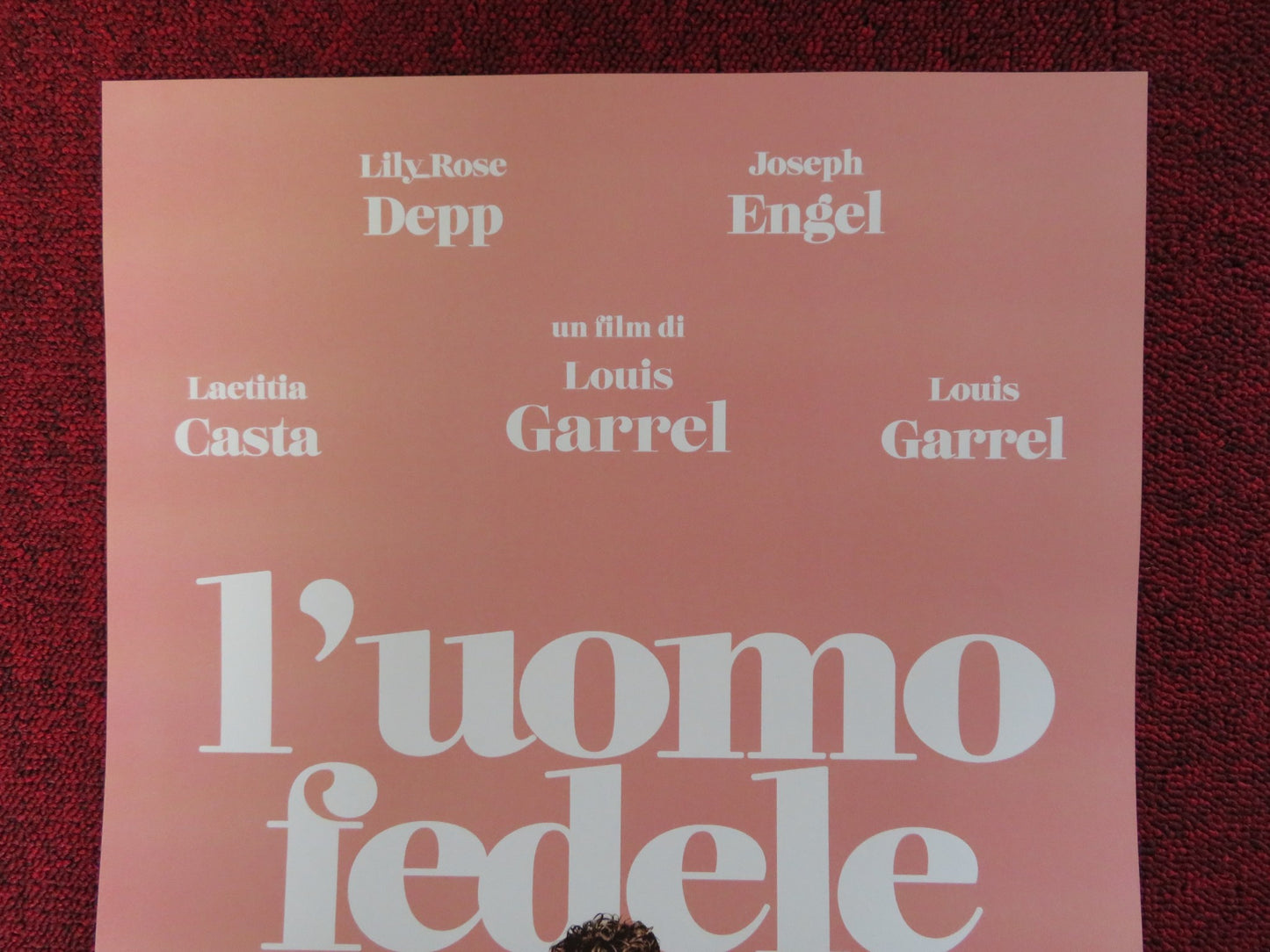 L'UOMO FEDELE ITALIAN LOCANDINA POSTER LILY ROSE DEPP JOSEPH ENGEL 2018