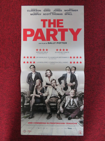 THE PARTY ITALIAN LOCANDINA POSTER PATRICIA CLARKSON BRUNO GANZ 2017