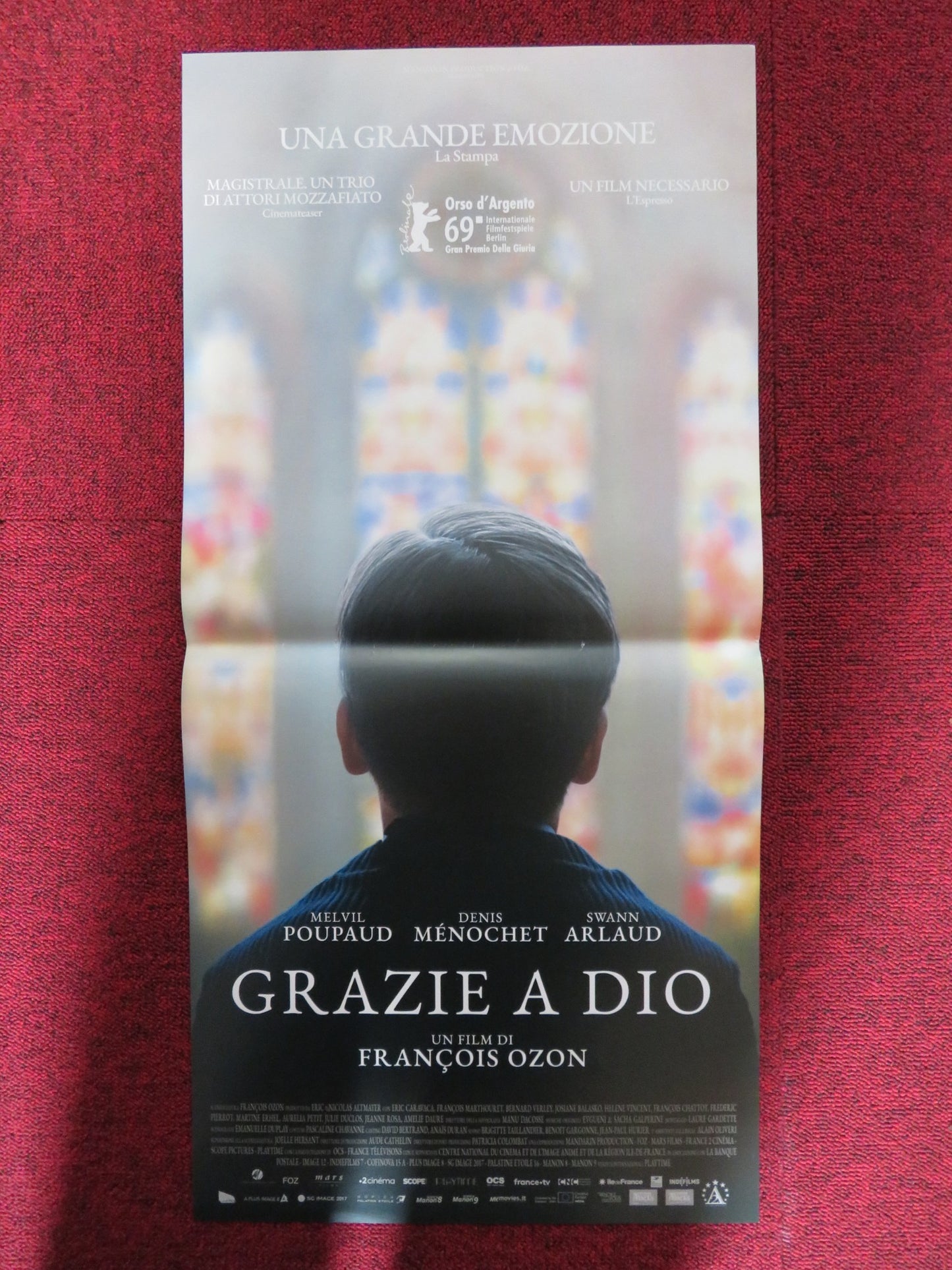 BY THE GRACE OF GOD ITALIAN LOCANDINA POSTER MELVIL POUPAUD DENIS MENOCHET 2018