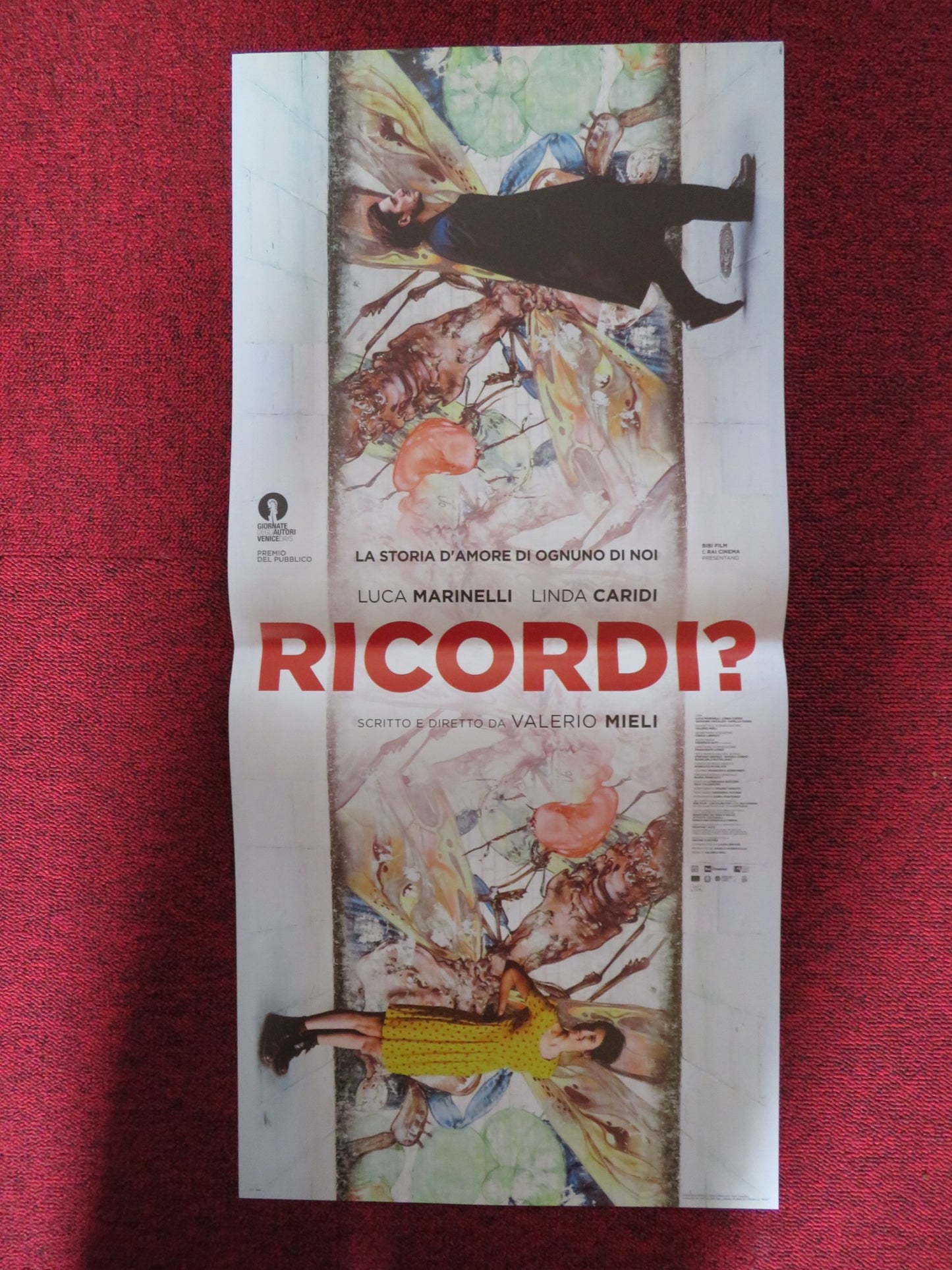 RICORDI ? ITALIAN LOCANDINA POSTER LUCA MARINELLI LINDA CARIDI 2018