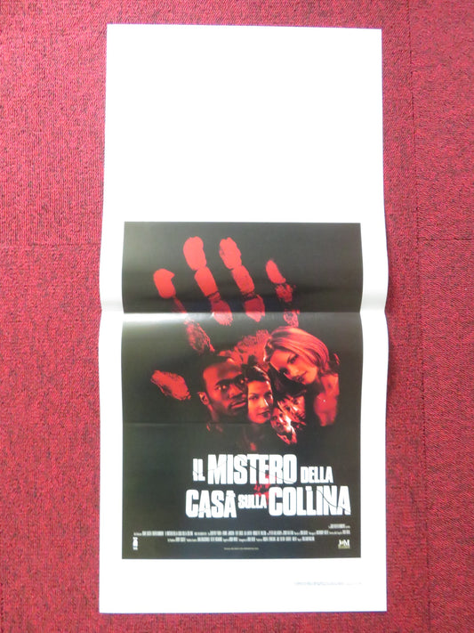 HOUSE ON HAUNTED HILL ITALIAN LOCANDINA POSTER GEOFFREY RUSH TAYE DIGGS 1999