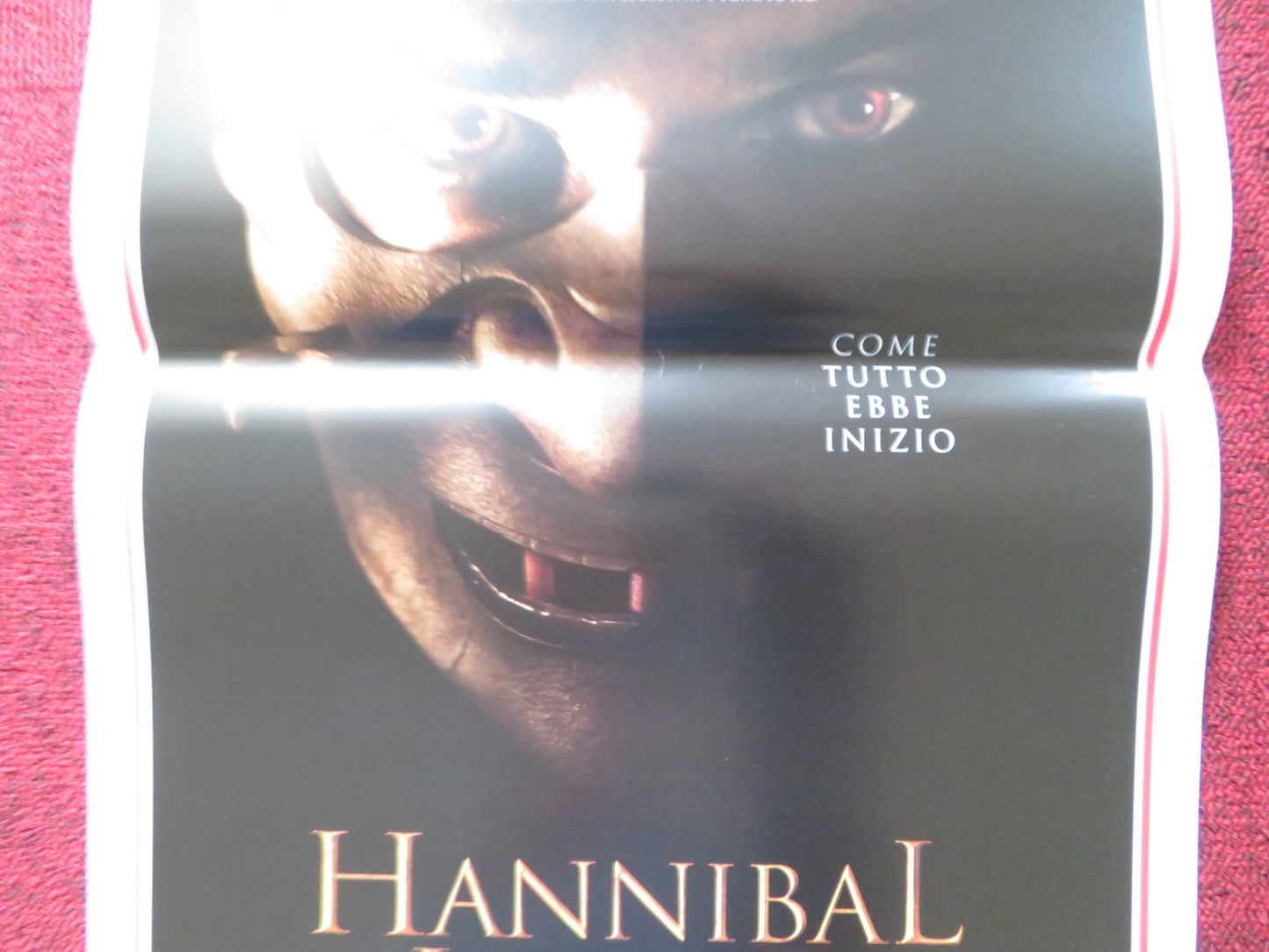 HANNIBAL LECTER / HANNIBAL RISING ITALIAN LOCANDINA POSTER THOMAS HARRIS 2007