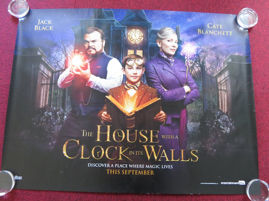 THE HOUSE WITH A CLOCK IN ITS WALLS UK QUAD (30"x 40") ROLLED POSTER BLACK 2018