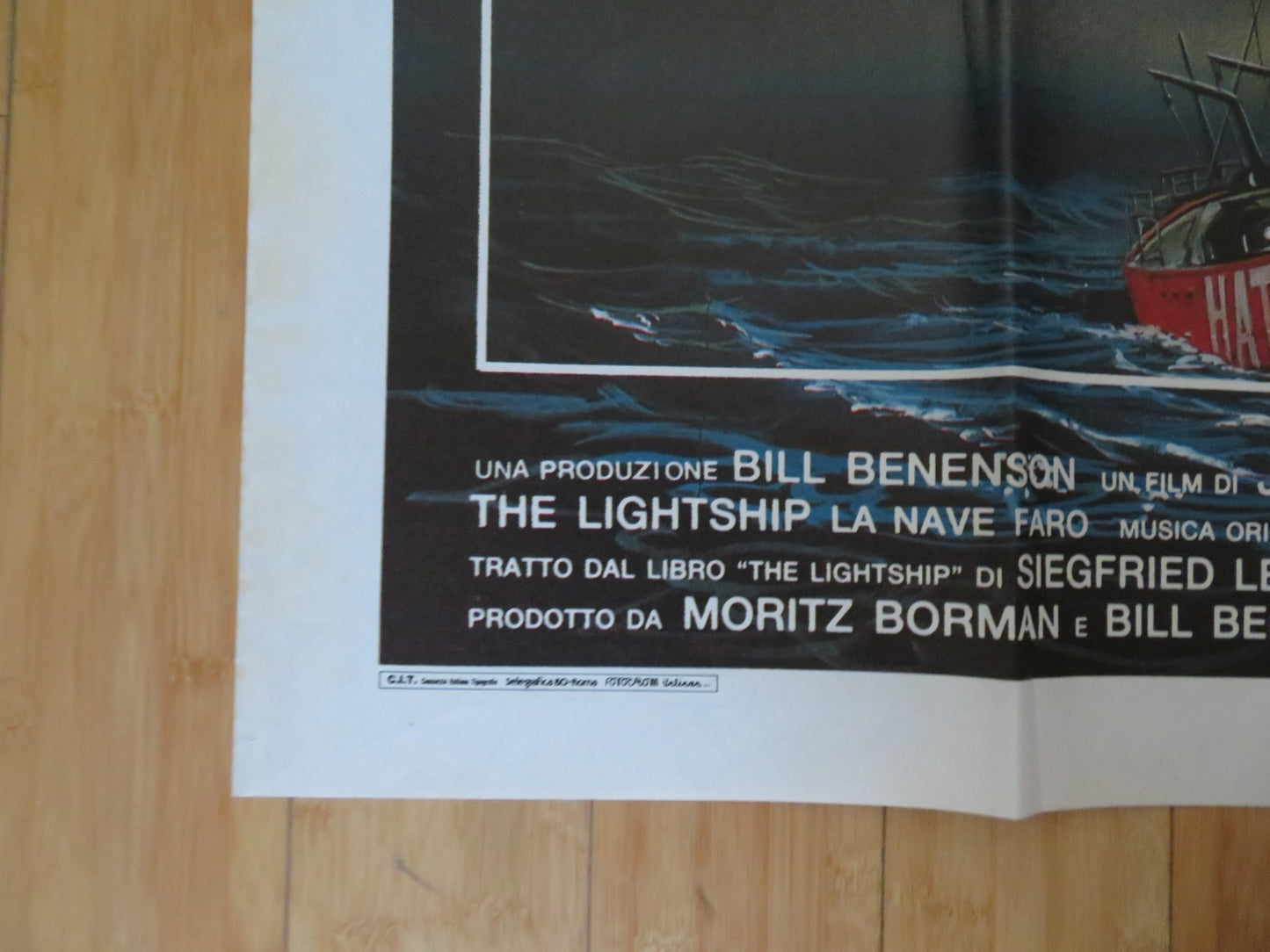 THE LIGHTSHIP ITALIAN 2 FOGLIO POSTER ROBERT DUVALL KLAUS MARIA BRANDAUER 1985