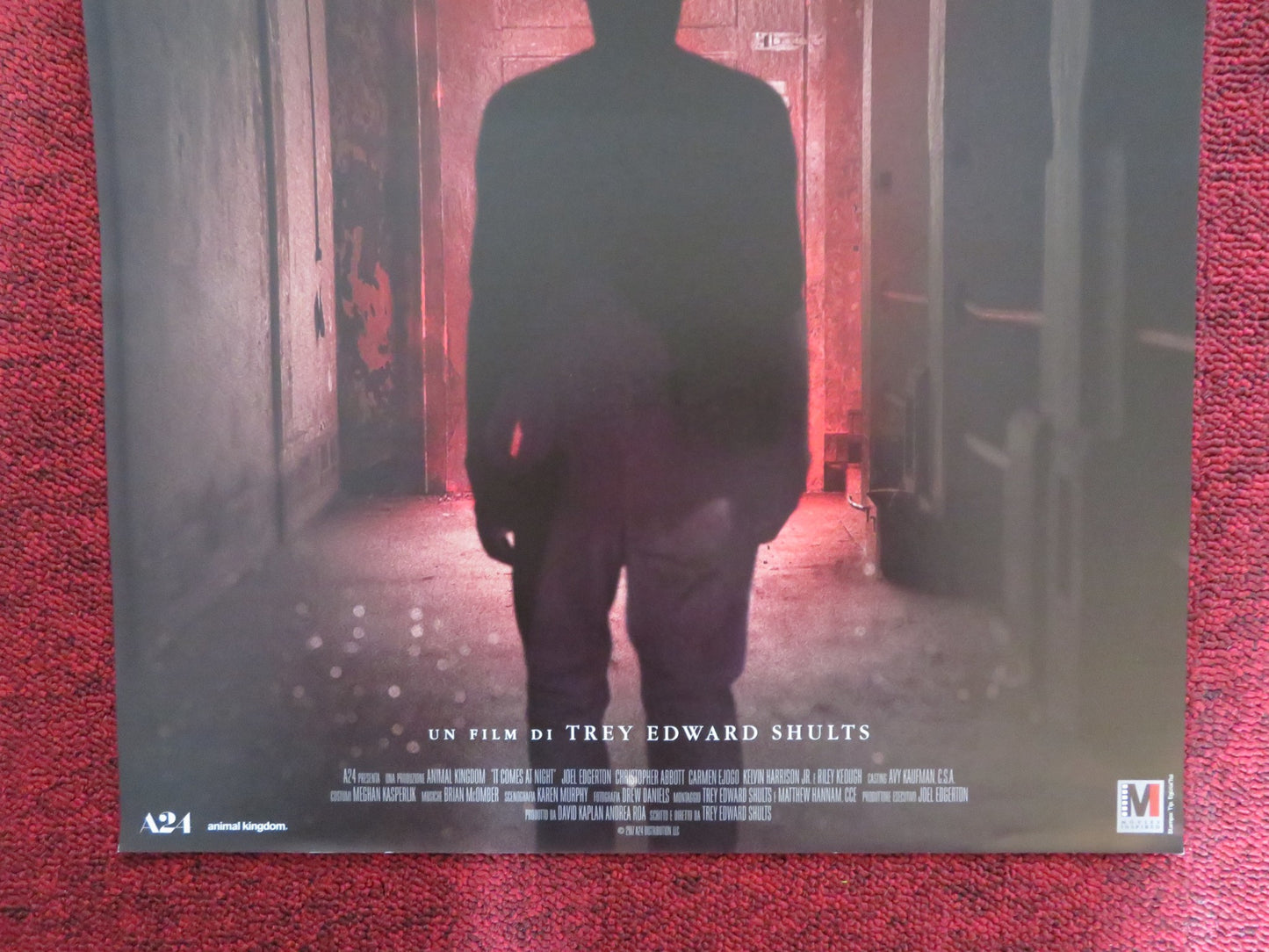 IT COMES AT NIGHT ITALIAN LOCANDINA POSTER JOEL EDGERTON CHRISTOPHER ABBOTT 2017