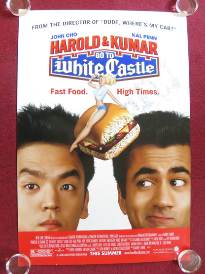 HAROLD & KUMAR GO TO WHITE CASTLE US ONE SHEET ROLLED POSTER CHO KAL PENN 2004