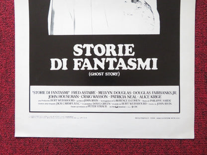 GHOST STORY ITALIAN LOCANDINA POSTER FRED ASTAIRE JOHN HOUSEMAN 1981