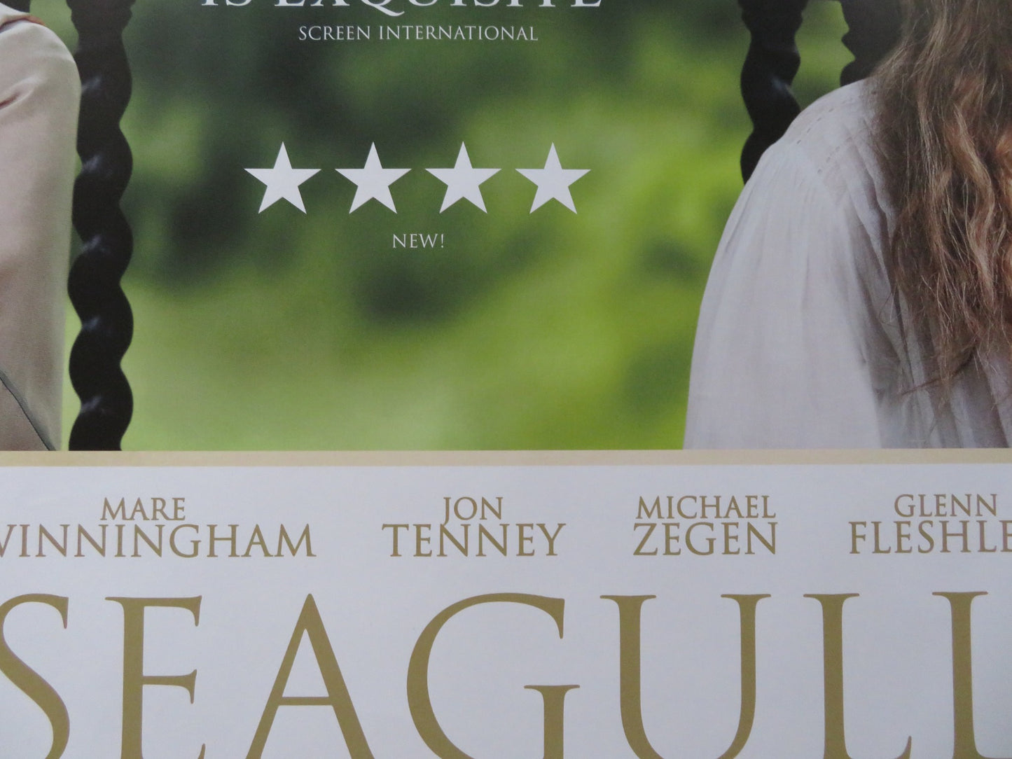 THE SEAGULL UK QUAD (30"x 40") ROLLED POSTER ANNETTE BENING SAOIRSE RONAN 2018